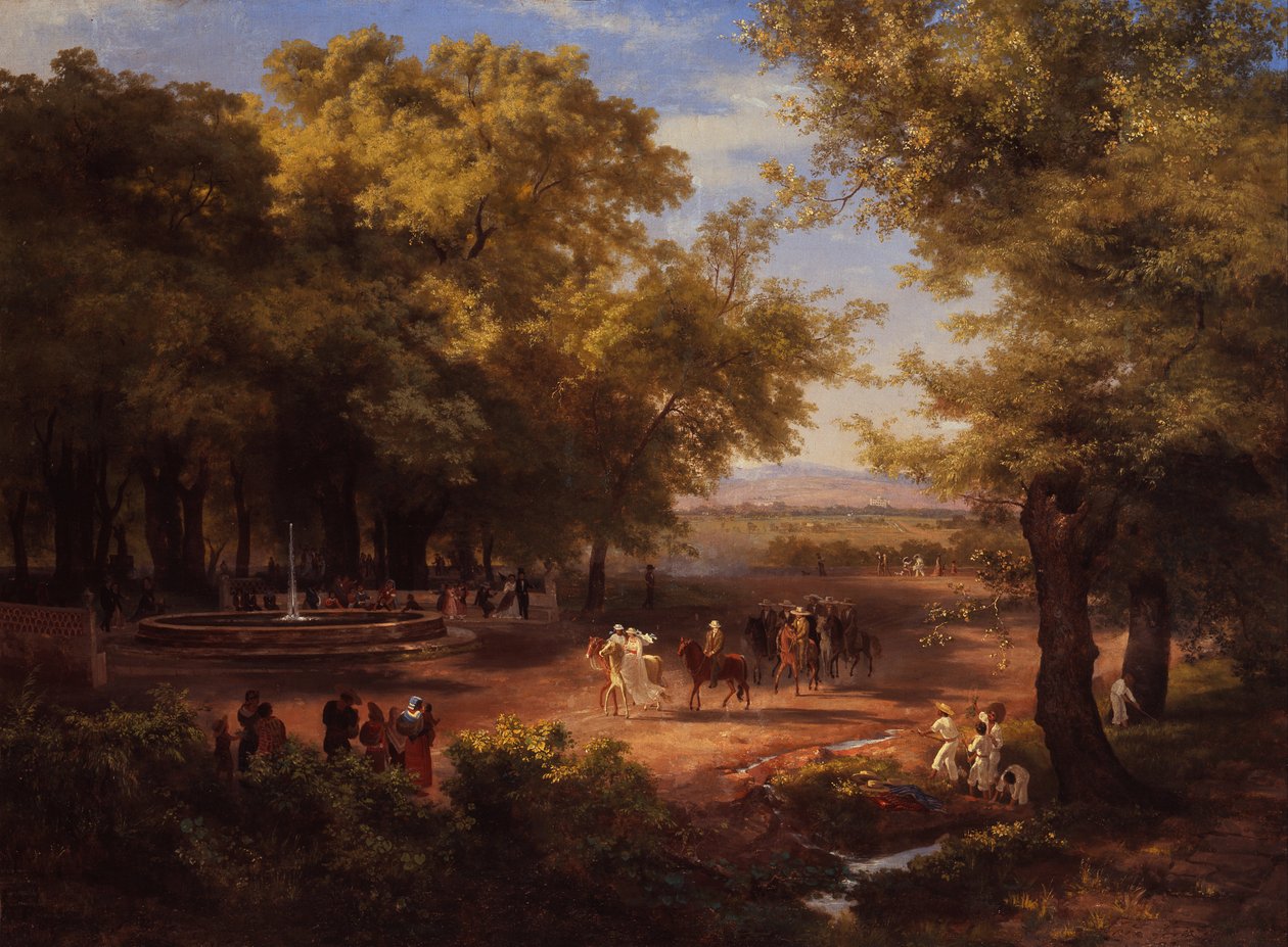 Mexico City Alameda by José Marí Velasco