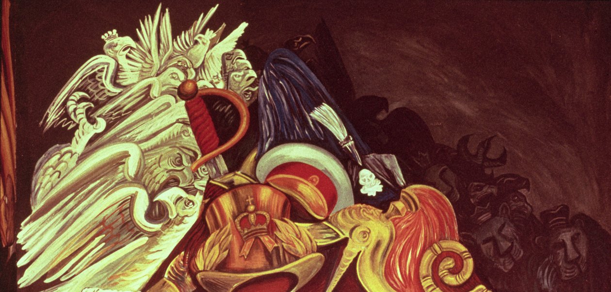 Amerikan Medeniyeti Destanından Dekoratif Panel by José Clemente Orozco