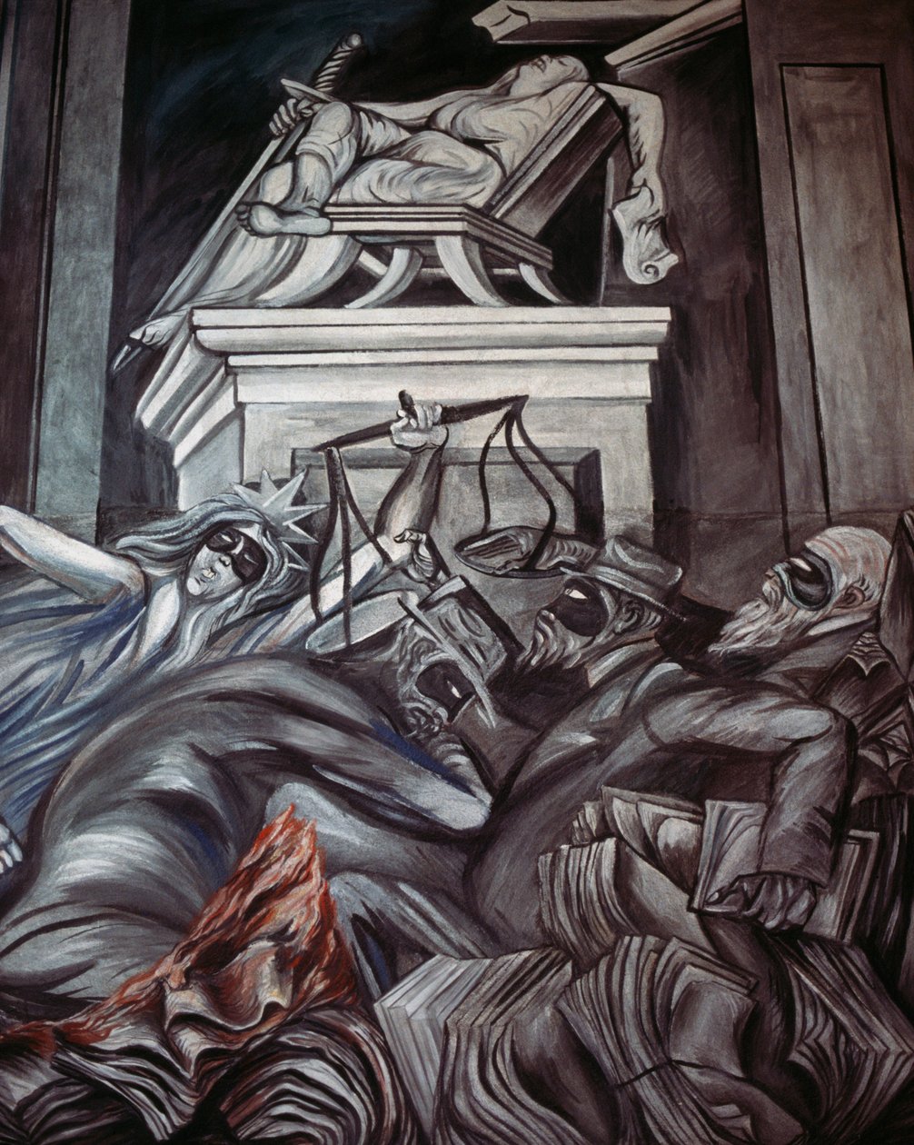 Adalet (detay) by José Clemente Orozco