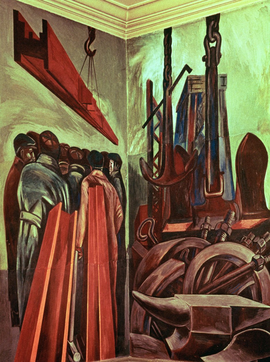 Amerikan Medeniyeti Destanından Modern Endüstriyel Adam II by José Clemente Orozco