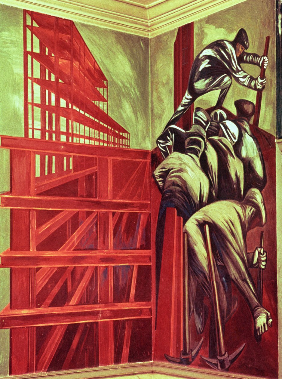 Amerikan Medeniyeti Destanından Modern Sanayi Adamı by José Clemente Orozco