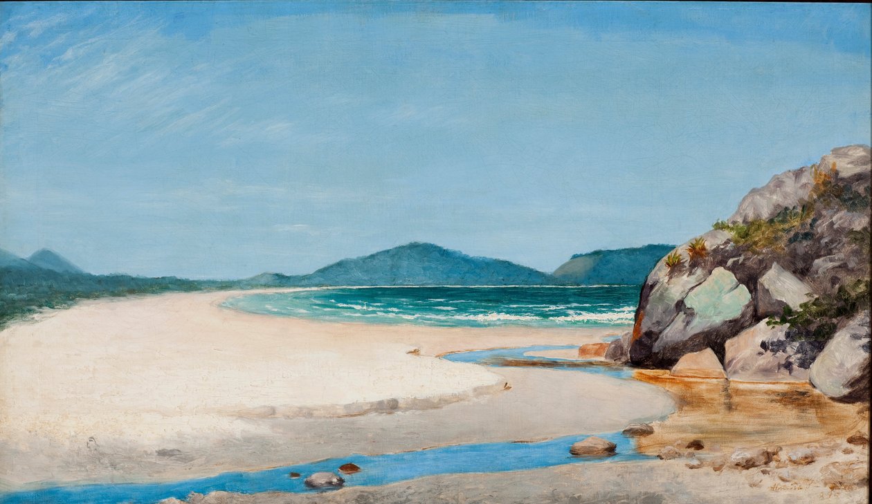 Deniz manzarası, Guaruja by José Ferraz de Almeida Júnior