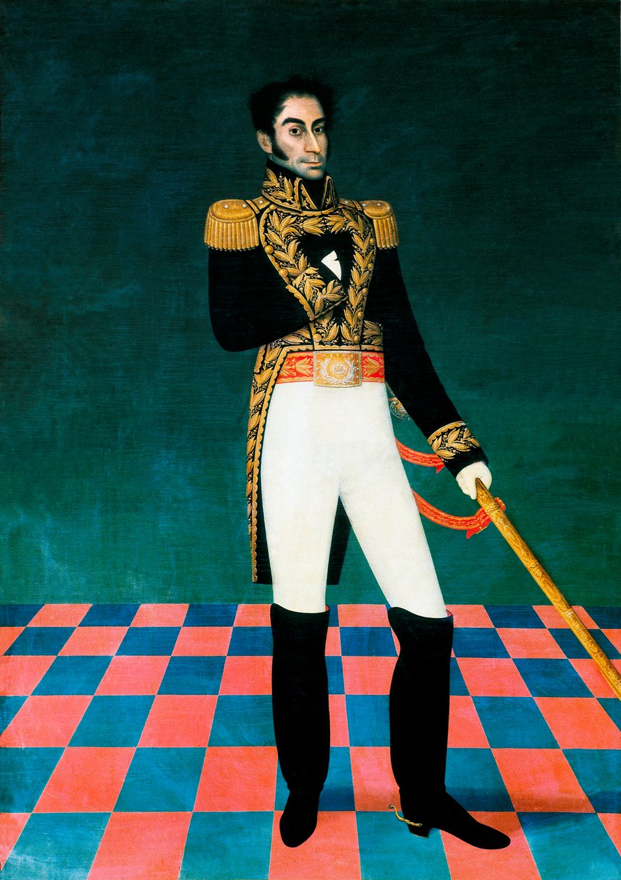 Venezuelalı politikacı ve asker Simon Bolivar