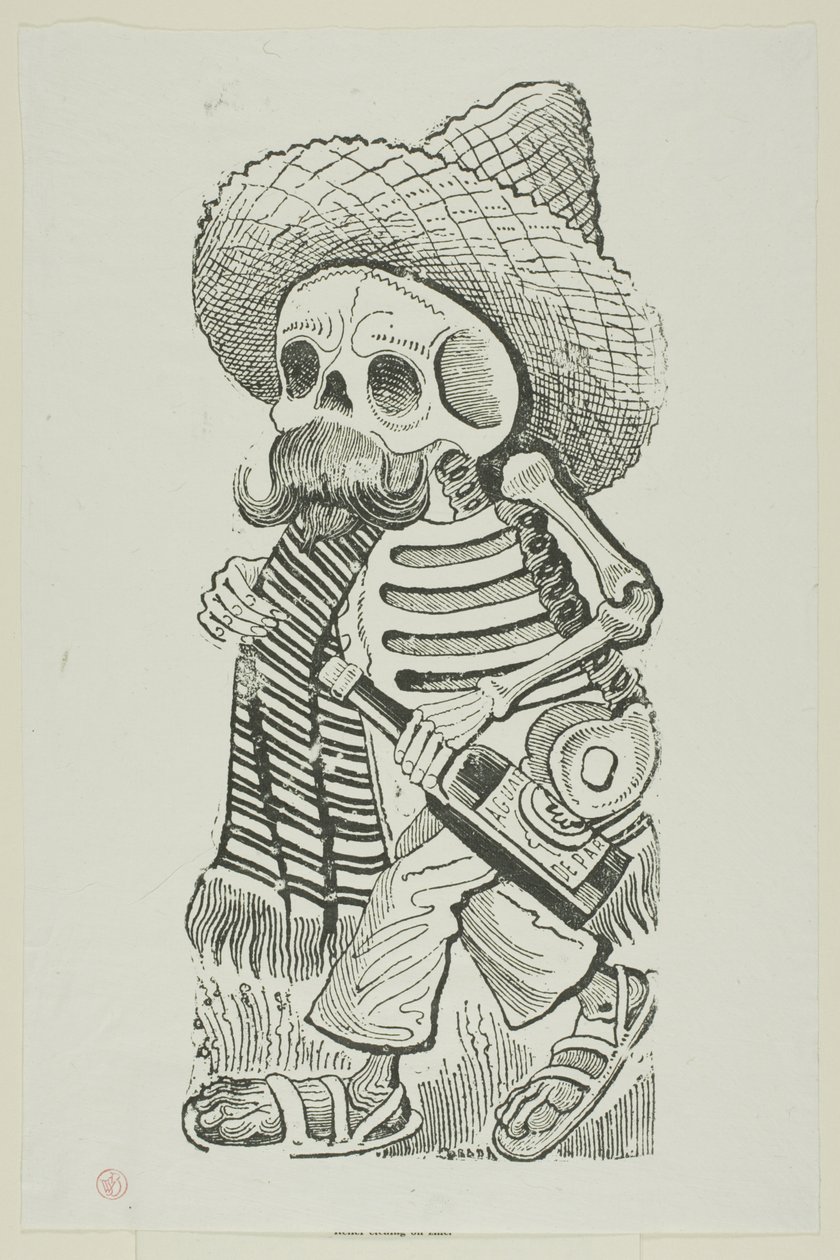 Calavera Maderista'dan Francisco Madero'nun Calavera'sı by José Guadalupe Posada