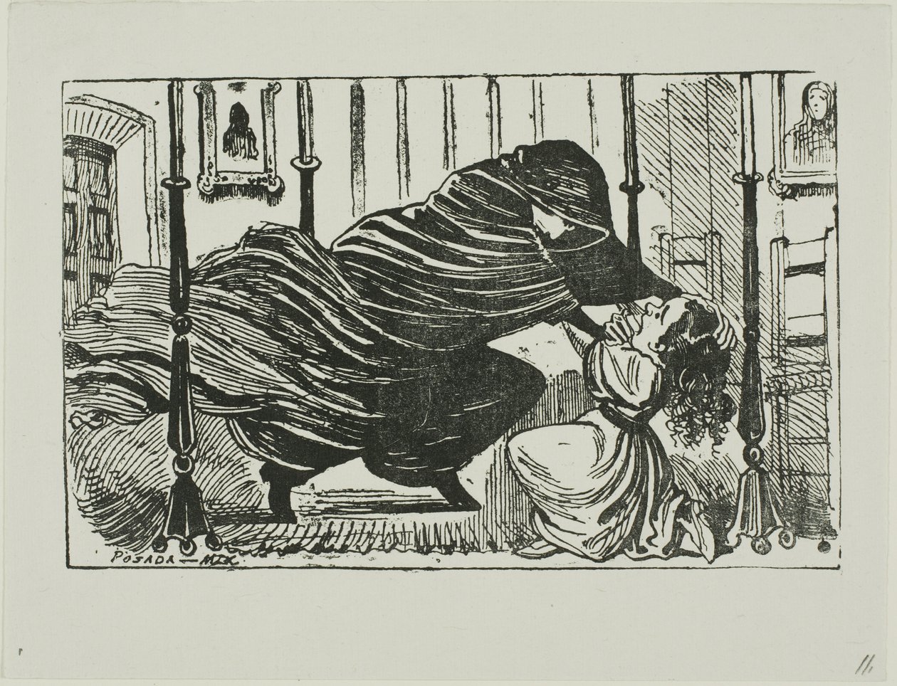 Bir Hikaye için İllüstrasyon by José Guadalupe Posada