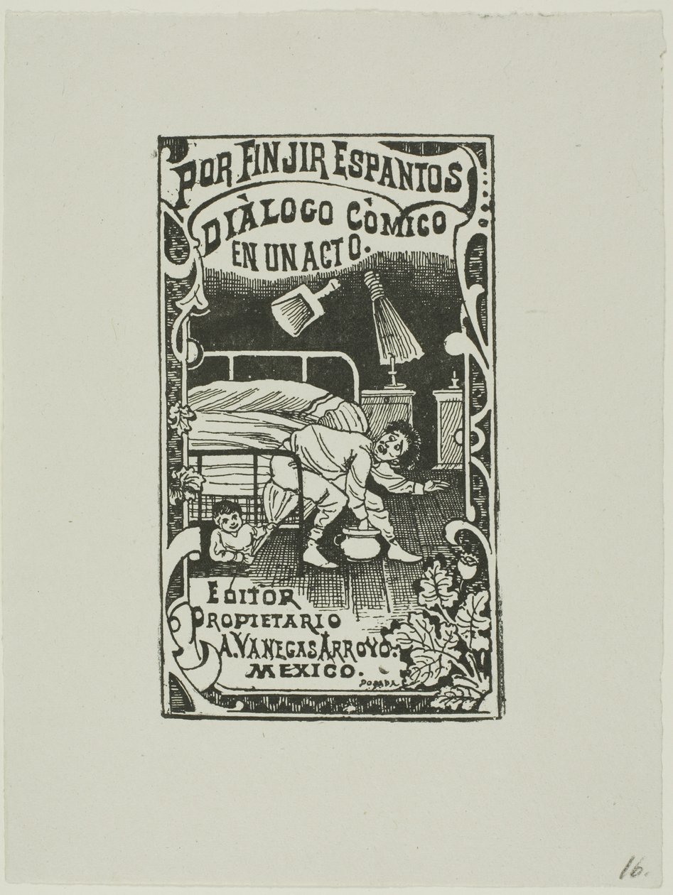 Hayaletler gibi davranmak by José Guadalupe Posada
