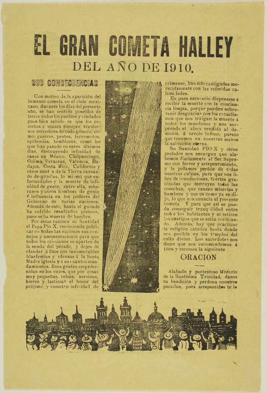 Büyük Halley Kuyruklu Yıldızı, 1899, 1910