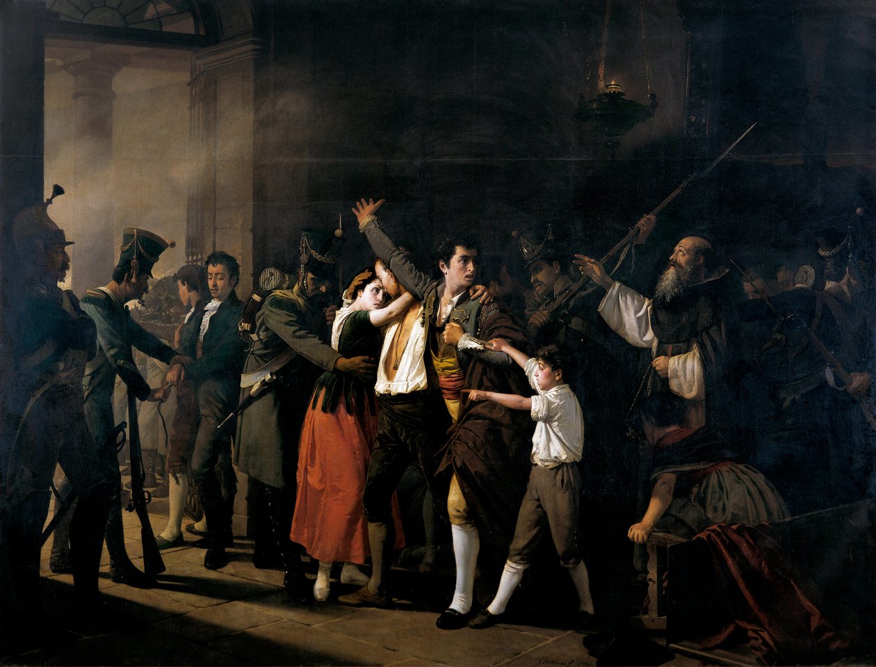 İspanyol vatanseverlerin Buen Suceso'da vurulması (3 Mayıs 1808'de şafak vakti) by José Marcelo Contreras y Muñoz