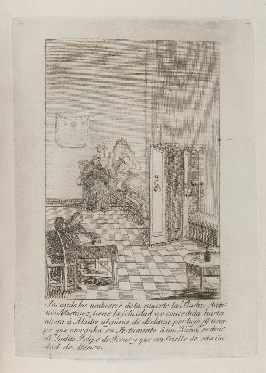 İsa'nın Aziz Philip'in Hayatı (San Felipe de Jesus'un Hayatı) by José Montes de Oca