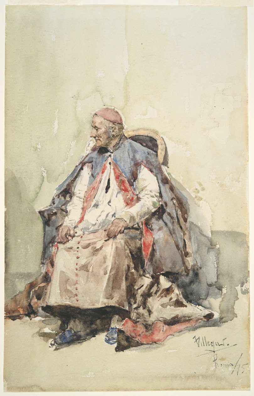 Bir Kardinalin Portresi by José Villegas Cordero