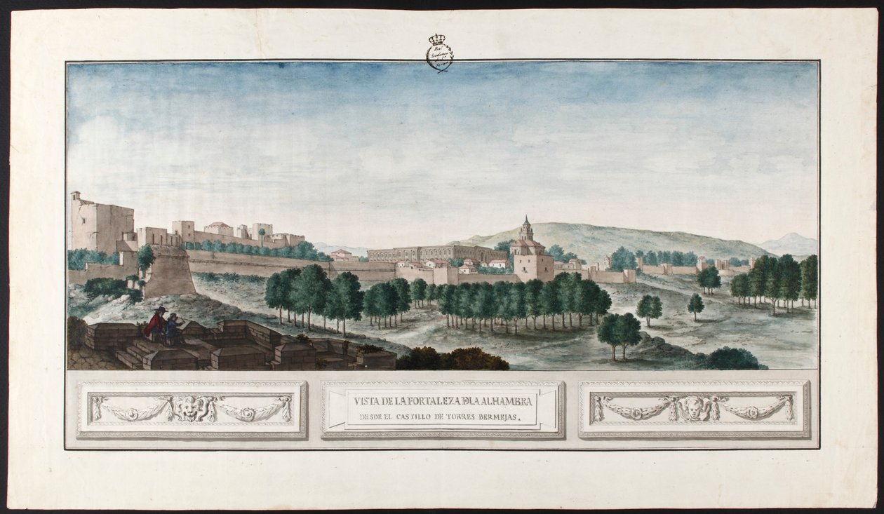 Torres Bermejas kalesinden Granada