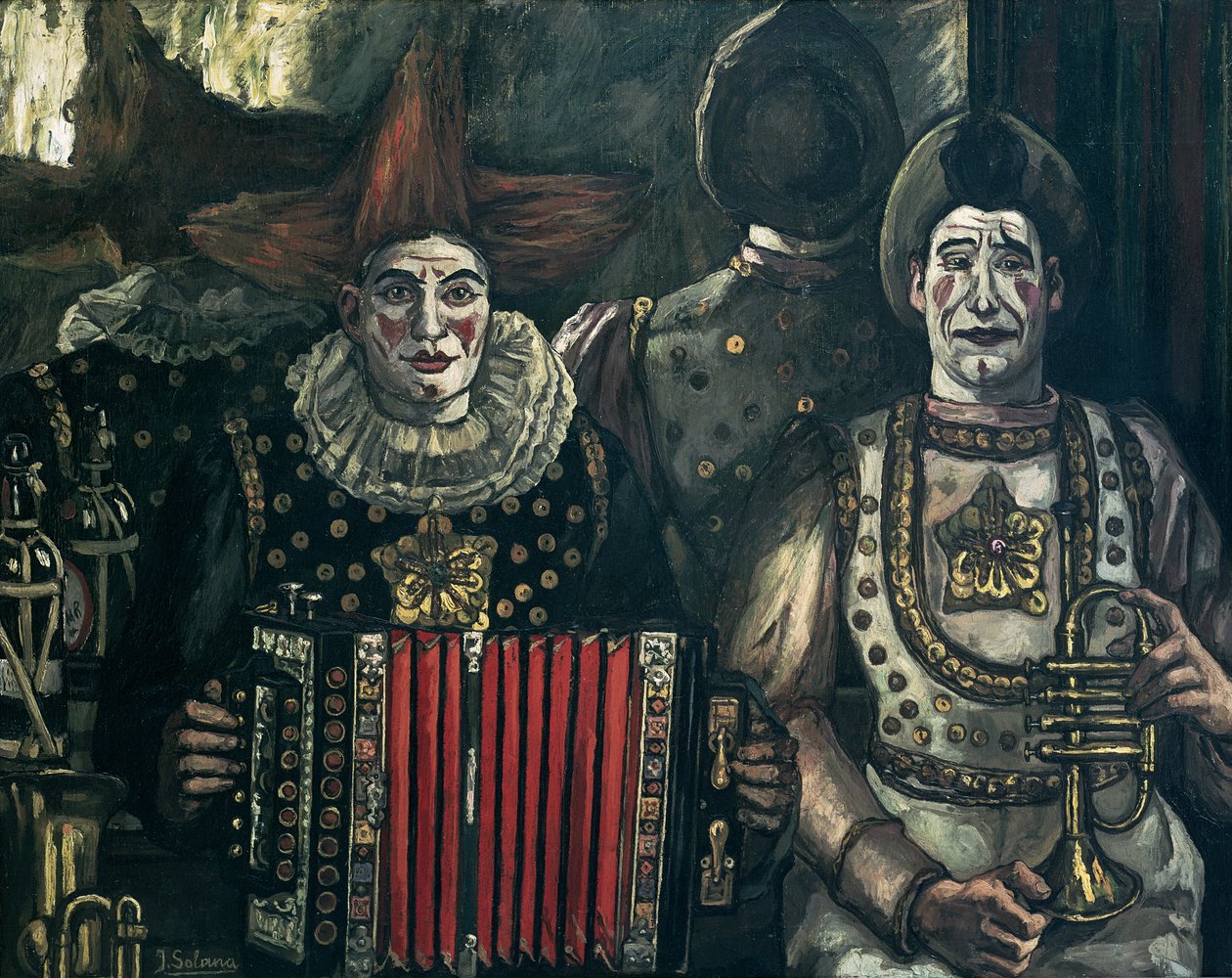 Palyaçolar, 1920 by Jose Gutierrez Solana