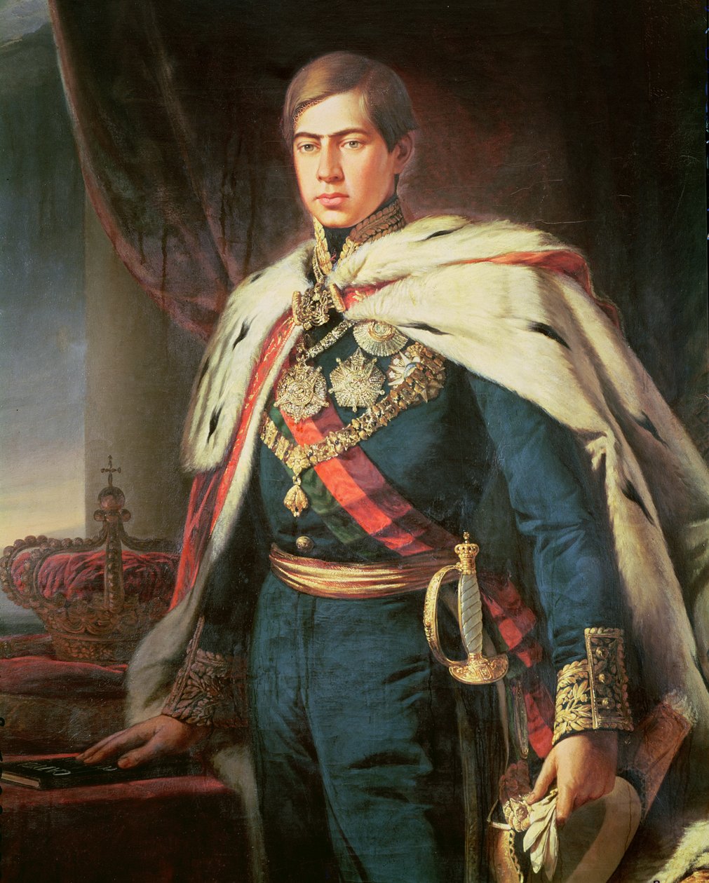 Portekiz Kralı V. Peter (1837-61) (detay) by Jose Rodrigues