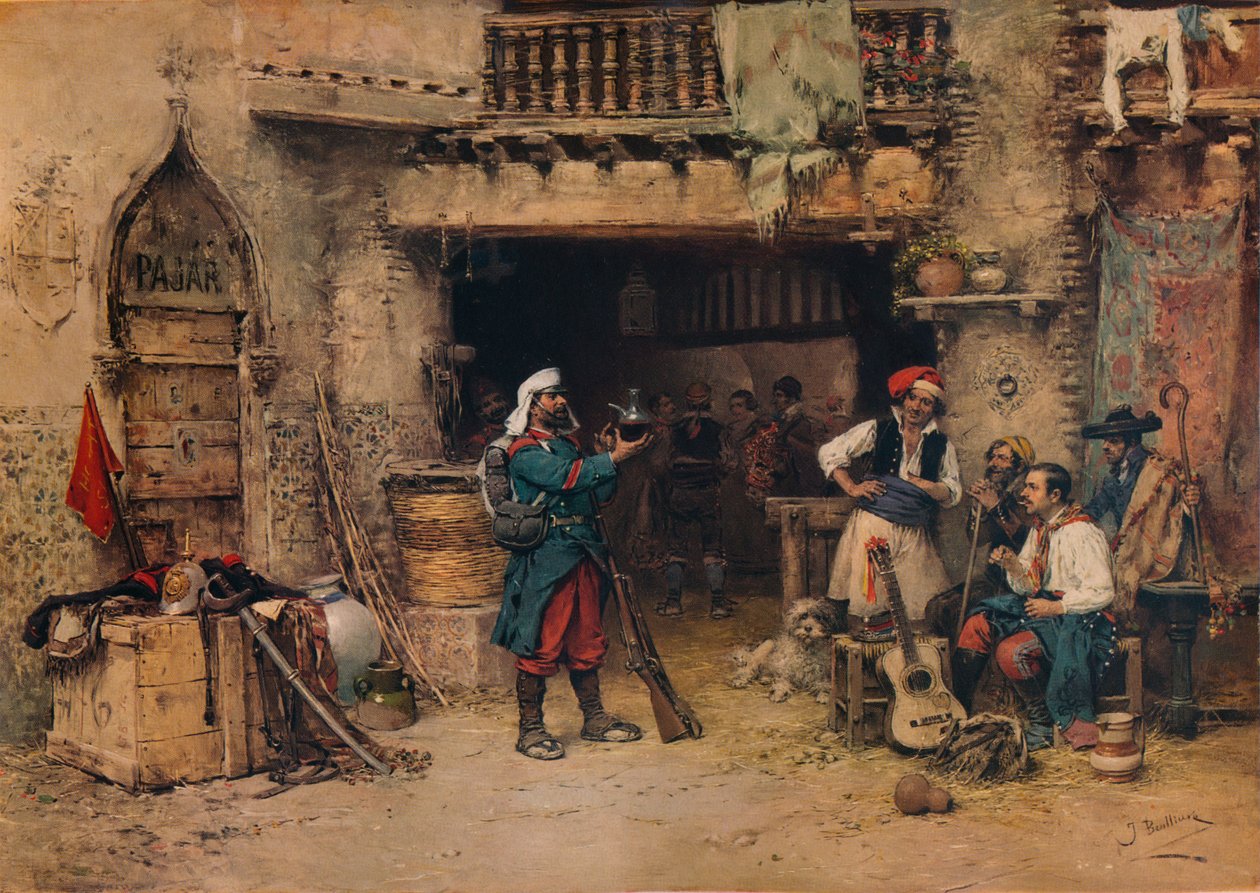 Muhafız Odasında, c1904, 1938 by Jose Benlliure y Gil