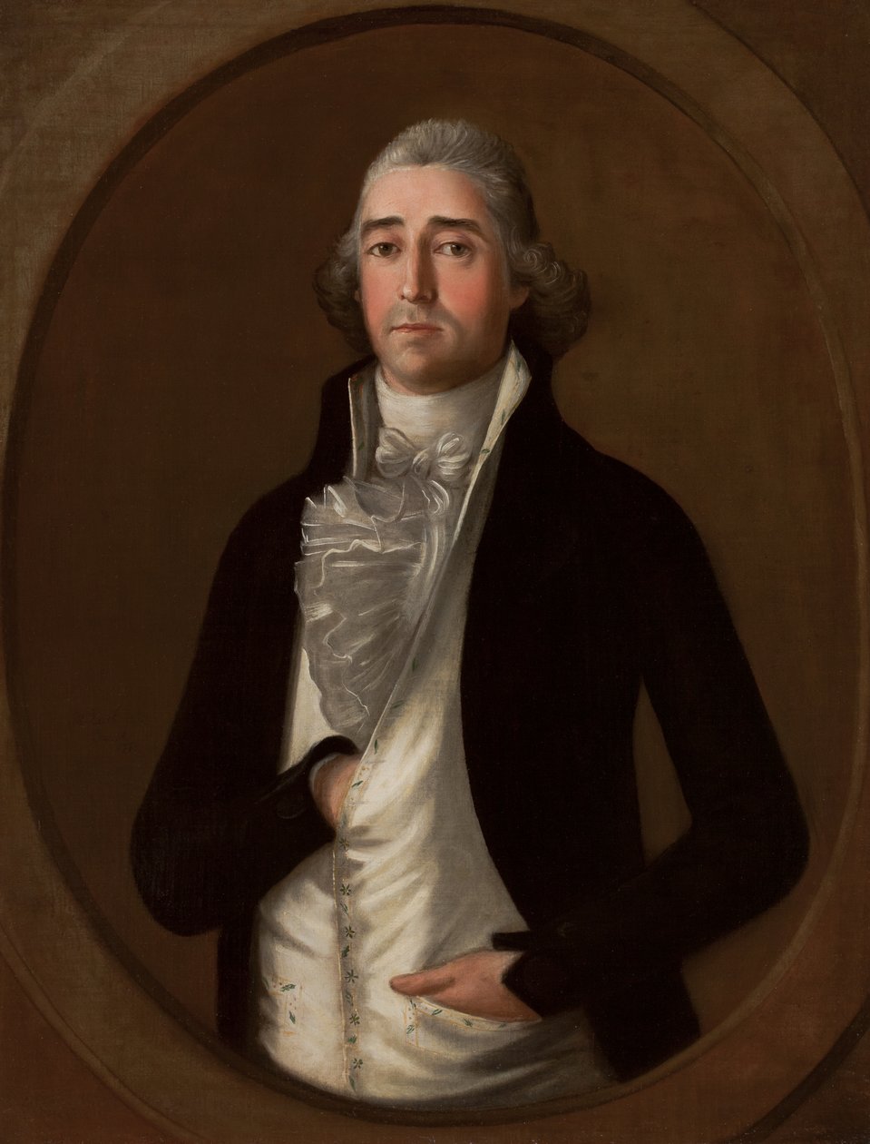 Bilinmeyen Bir Adamın Portresi, 1778 by Jose Francisco Xavier de Salazar y Mendoza