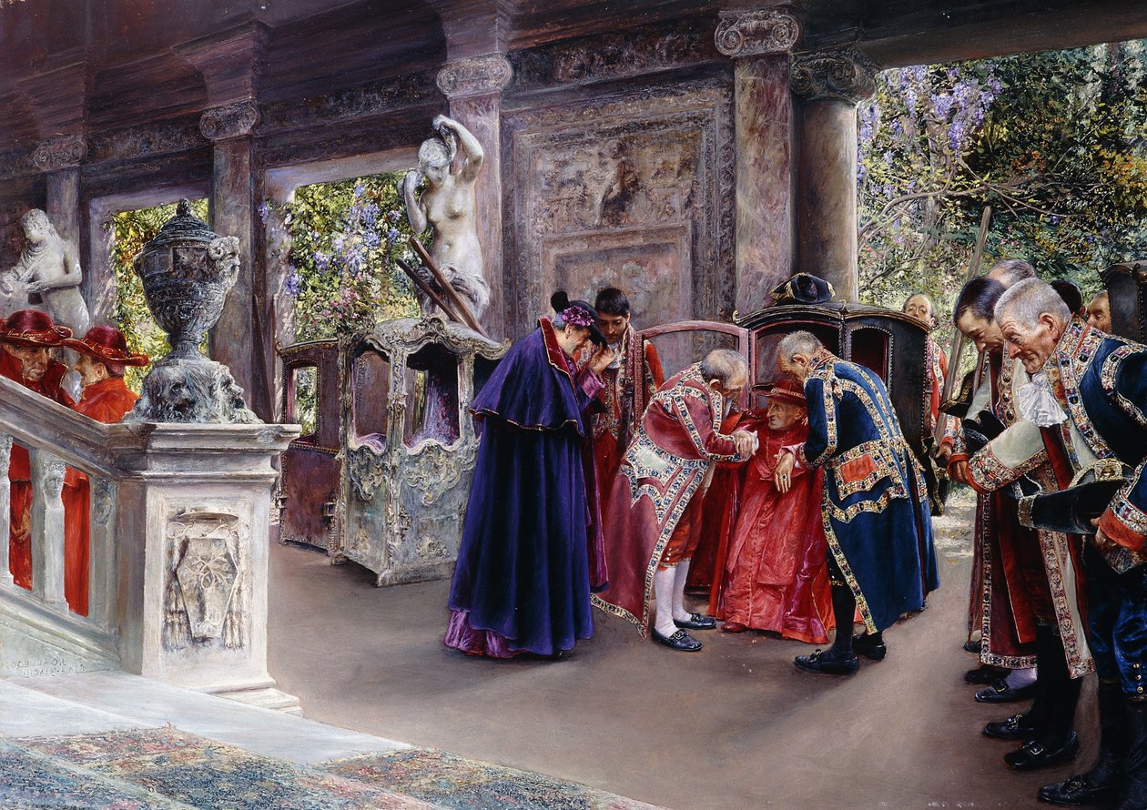 Kardinal Ziyaretleri; La Vista del Kardinal, by Jose Gallegos Arnosa