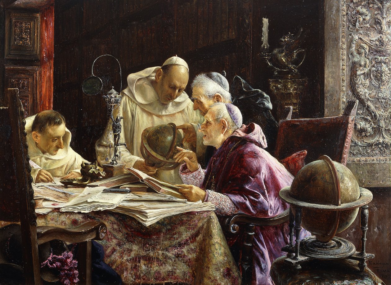 Coğrafyacılar, 1902 by Jose Gallegos Arnosa