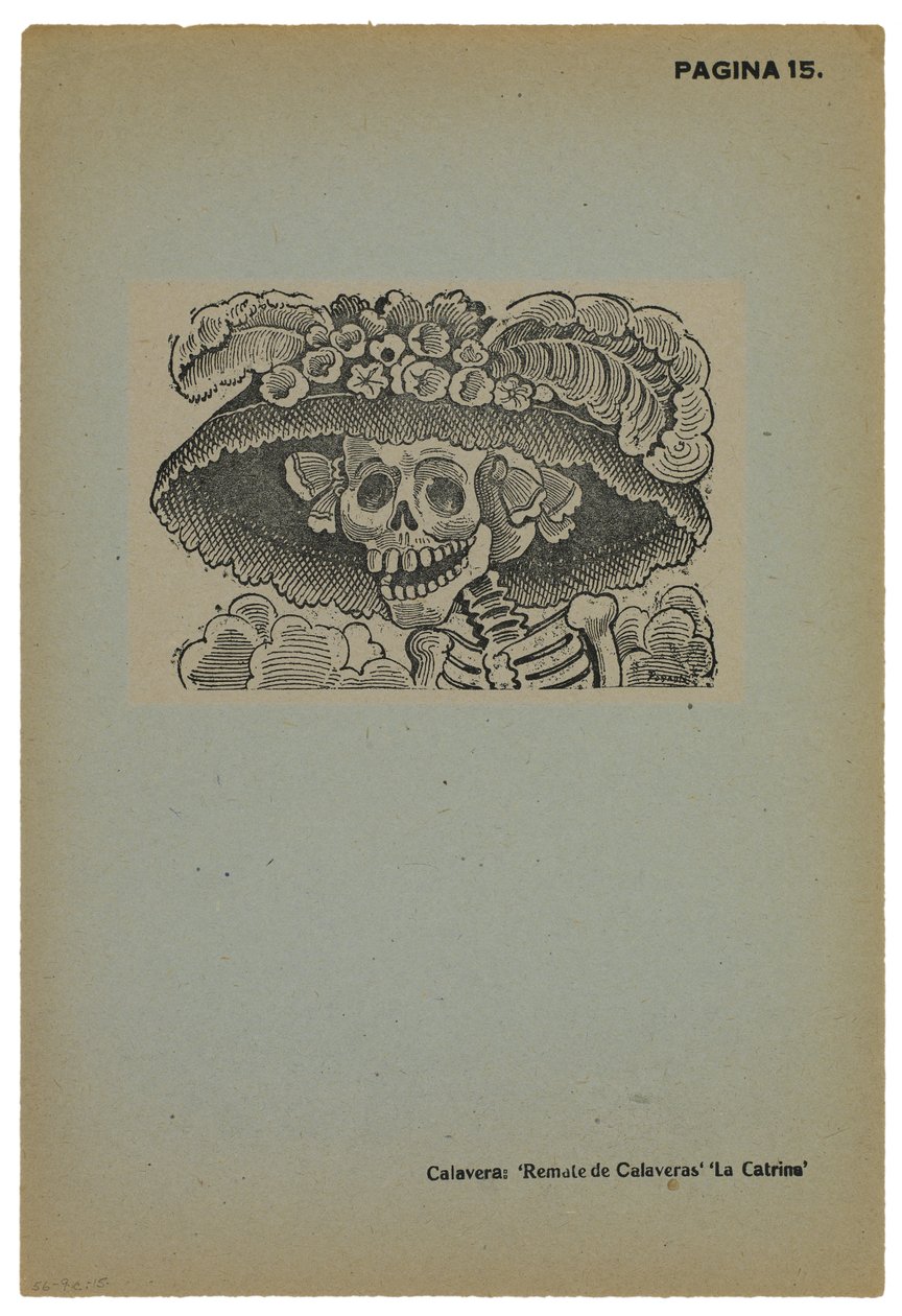 Calavera de la Catrina, c.1910, 1943