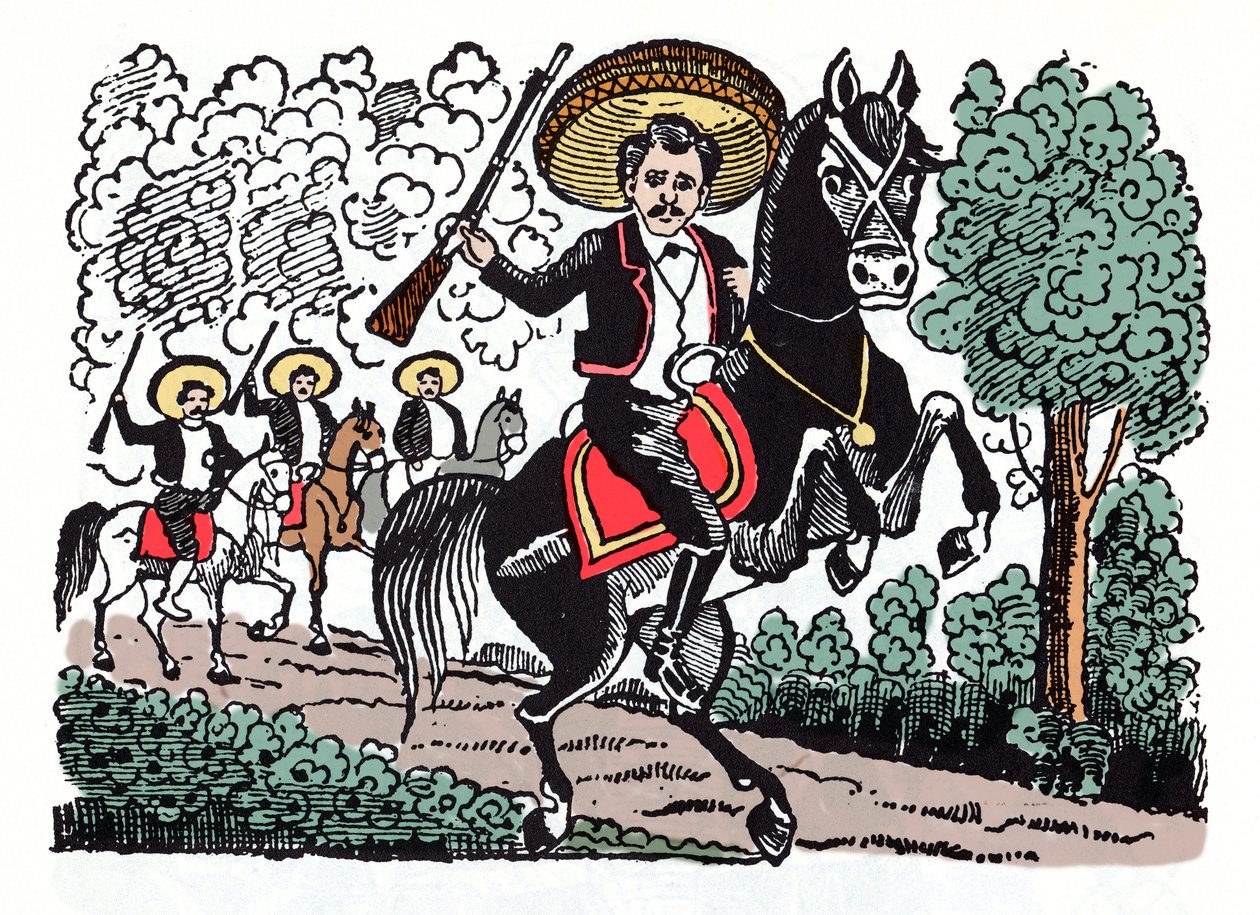 Romero Macario - Meksika Devrimi (1910-1920) Xylography Jose Guadalupe Posada (1852-1913) by José Guadalupe Posada