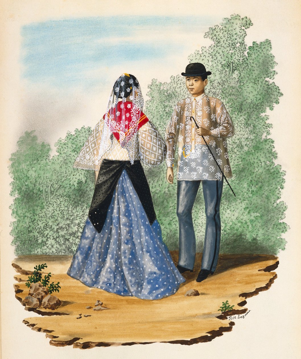 Manila ve Çevresi: Ayine Gitmek by Jose Honorato Lozano