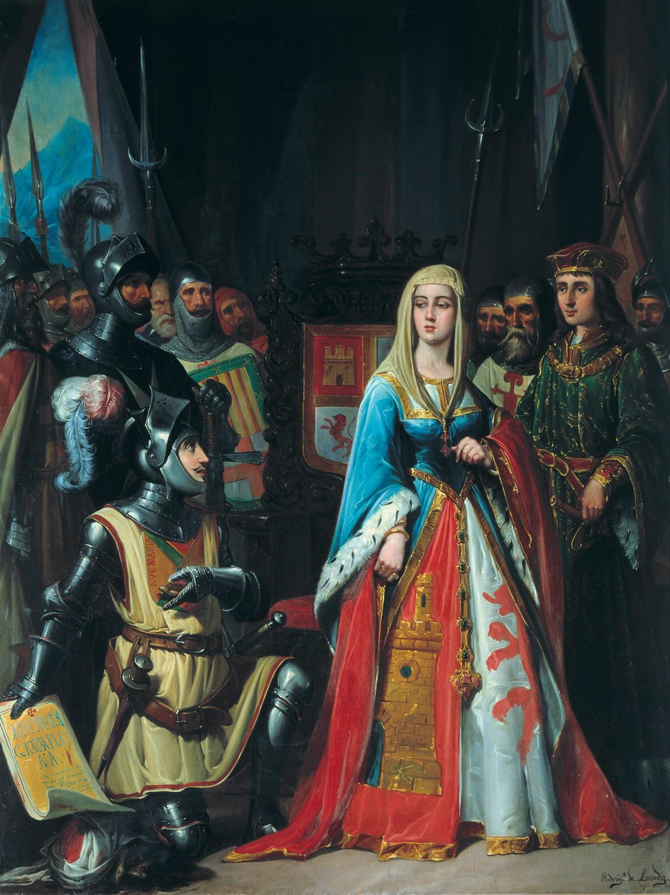 Reconquista: 02/01/1492 tarihinde Granada şehrinin teslim olması by Jose Maria Rodriguez de Losada