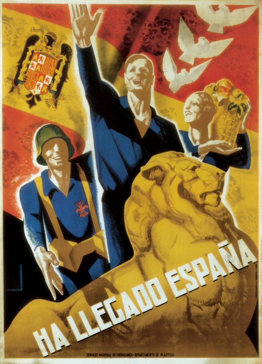 İspanya İç Savaşı (1936-1939): İspanya geldi, c. 1936-39 (afiş) by Jose Morell
