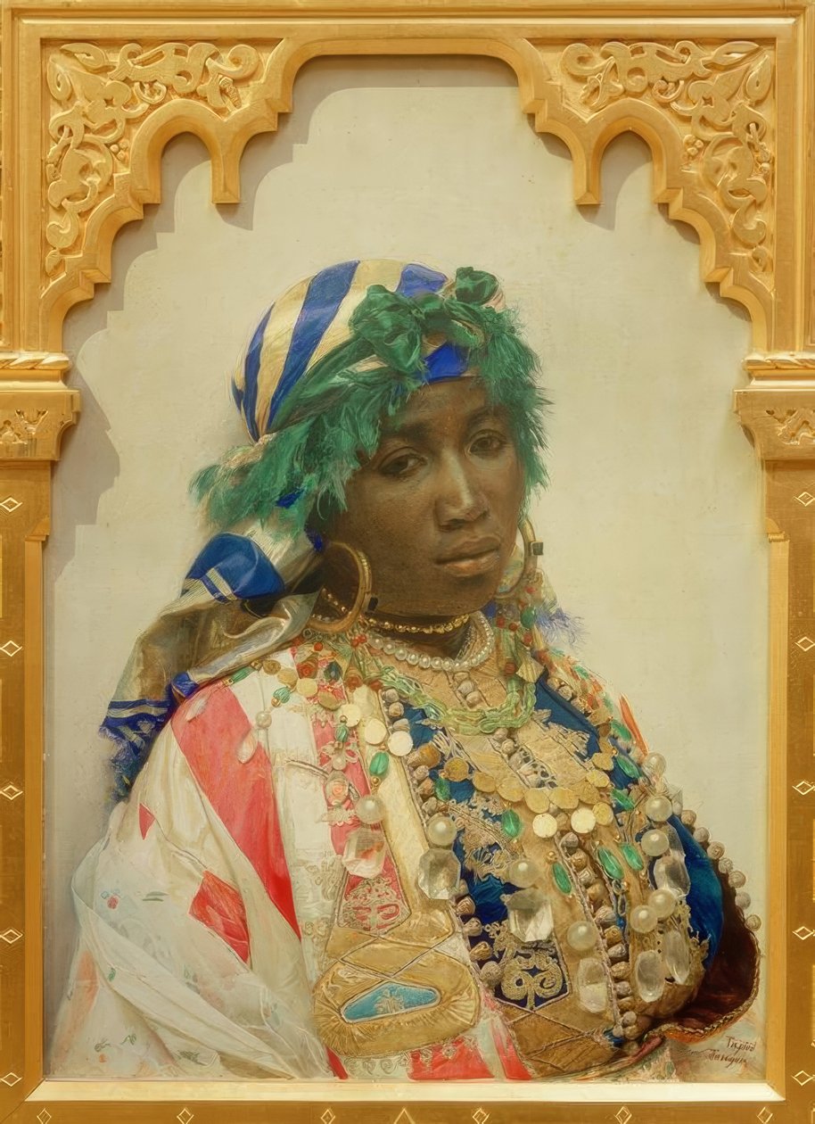 J.Tapiró y Baro, Tancalı kadın by Jose Tapiro y Baro