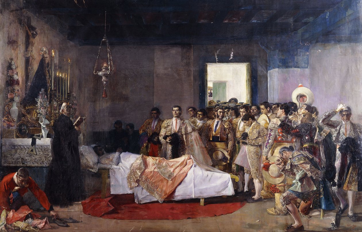 Boğa Güreşçisinin Ölümü; Boğa güreşçisinin ölümü by Jose Villegas Cordero
