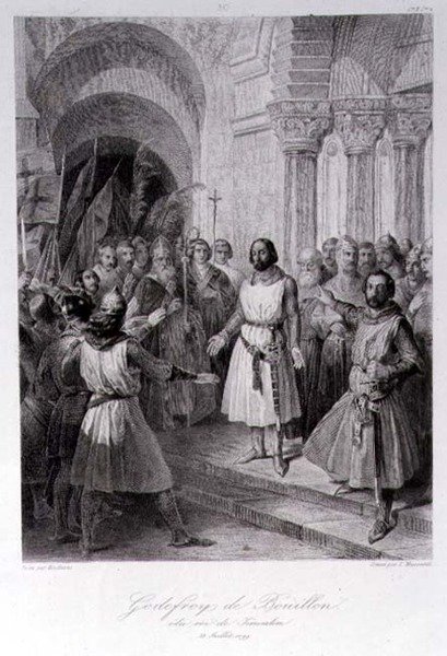 Godfrey of Bouillon (c.1060-1100) Kudüs