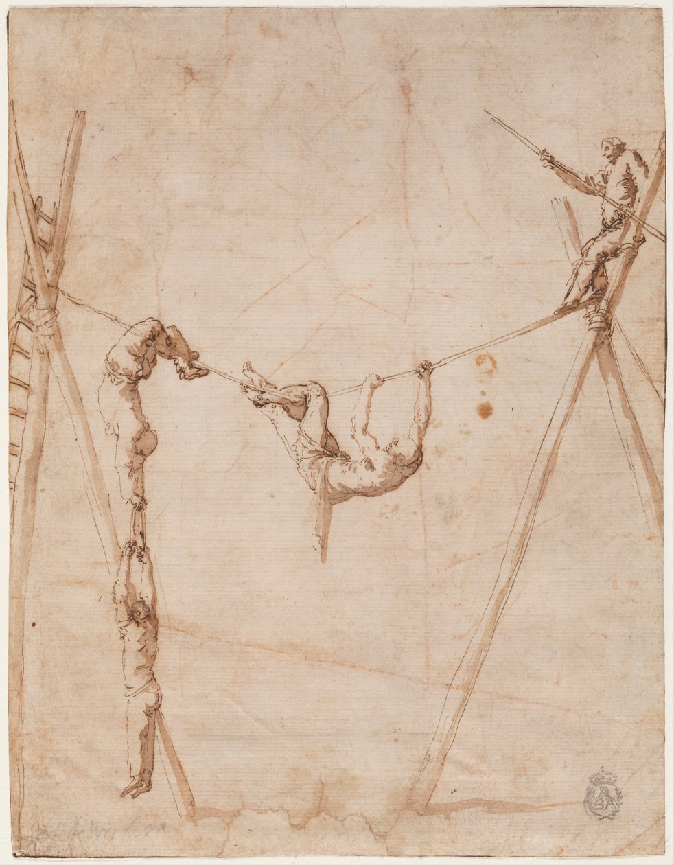 İp Üzerindeki Akrobatlar by Jose de Ribera