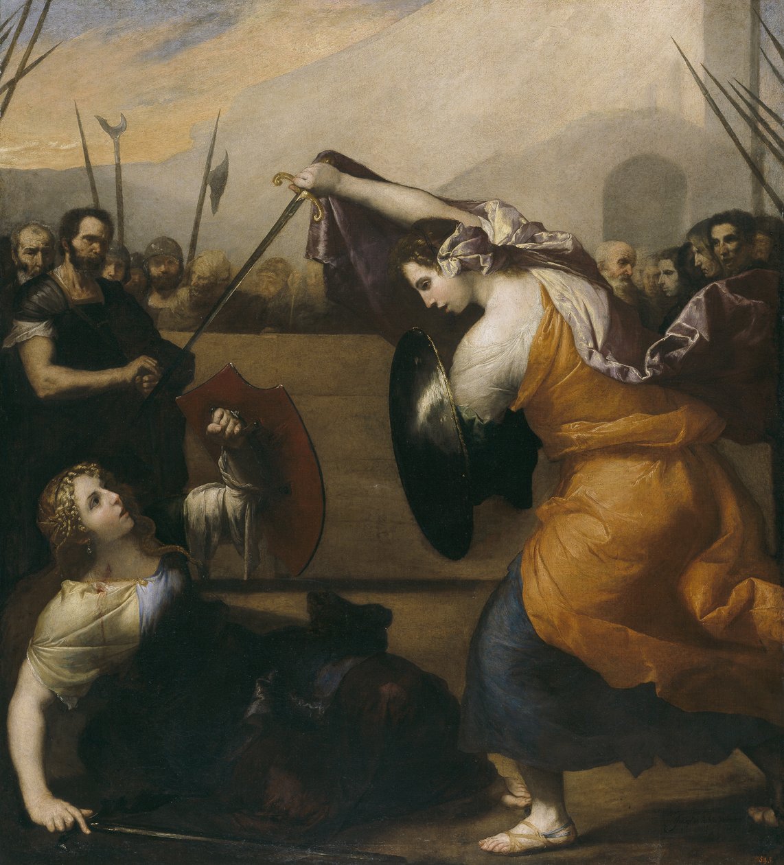 Kadınların düello by Jusepe de Ribera