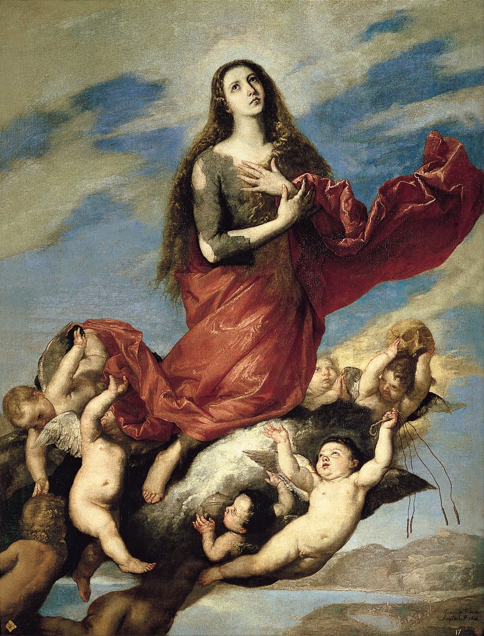 Mecdelli Meryem Cennete Alındı by Jose de Ribera