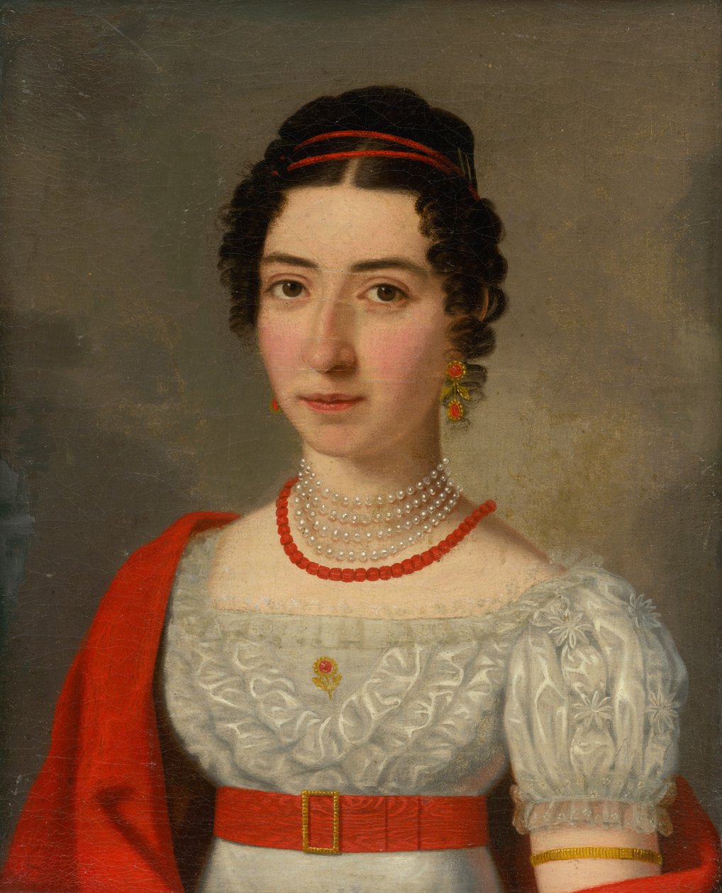 Agnesy Okolicsányi cinsinin portresi. Spielenberger by Josef Czauczik