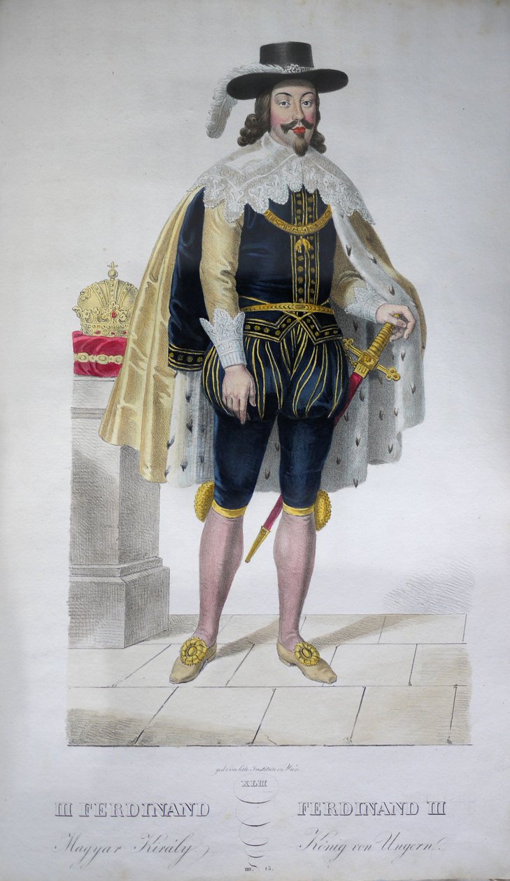 Ferdinand III. (1608-1657) by Josef Nikolaus Kriehuber
