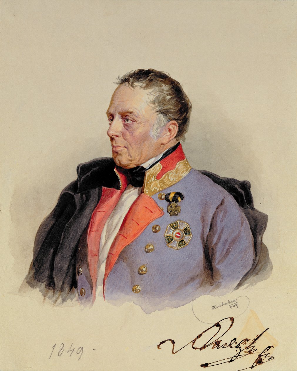 Johann Joseph Wenzel, Kont Radetzky (1766-1858) 1800