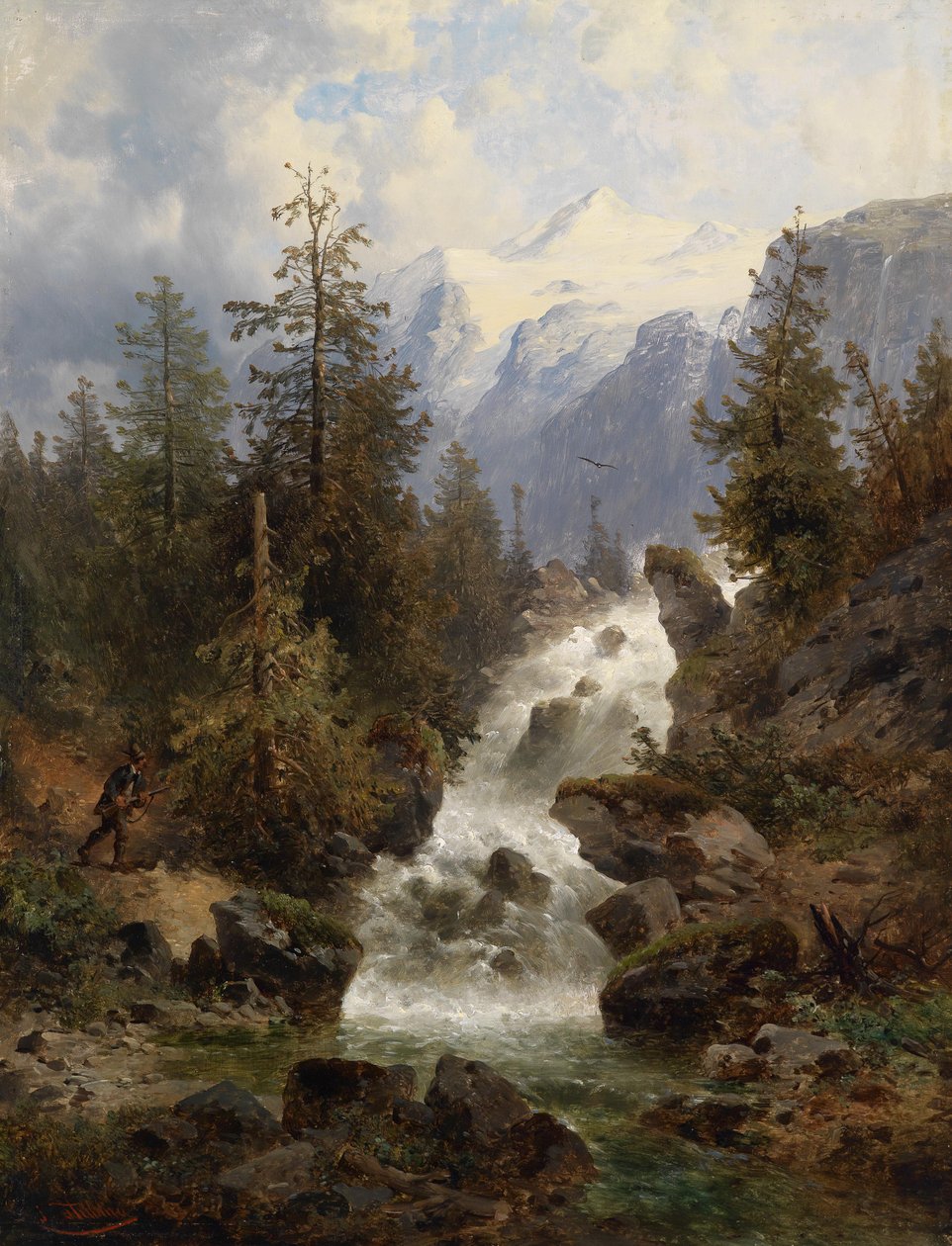 şelale avcısı by Josef Thoma