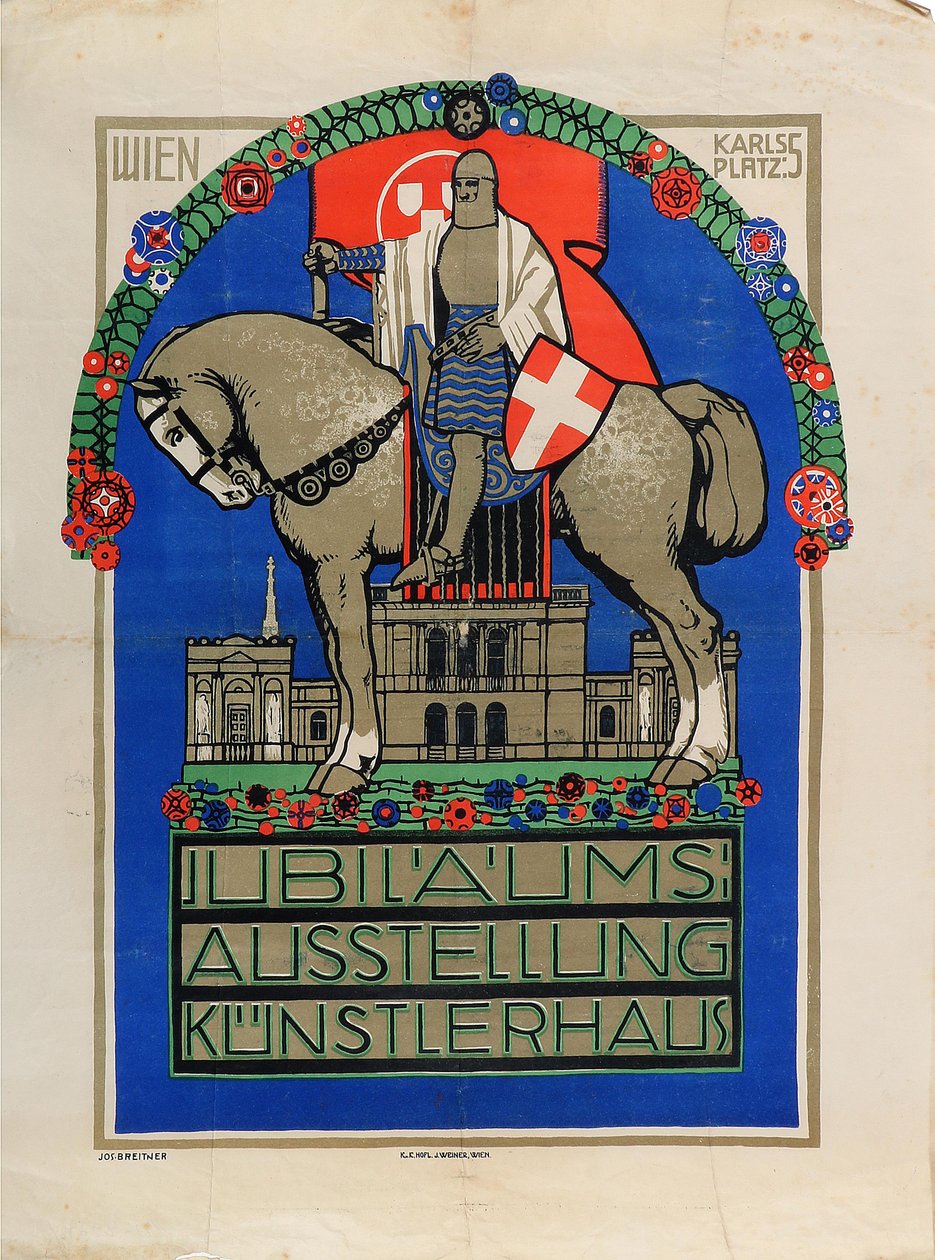 Yıldönümü Sergisi Viyana Künstlerhaus, 1908. by Josef Breitner