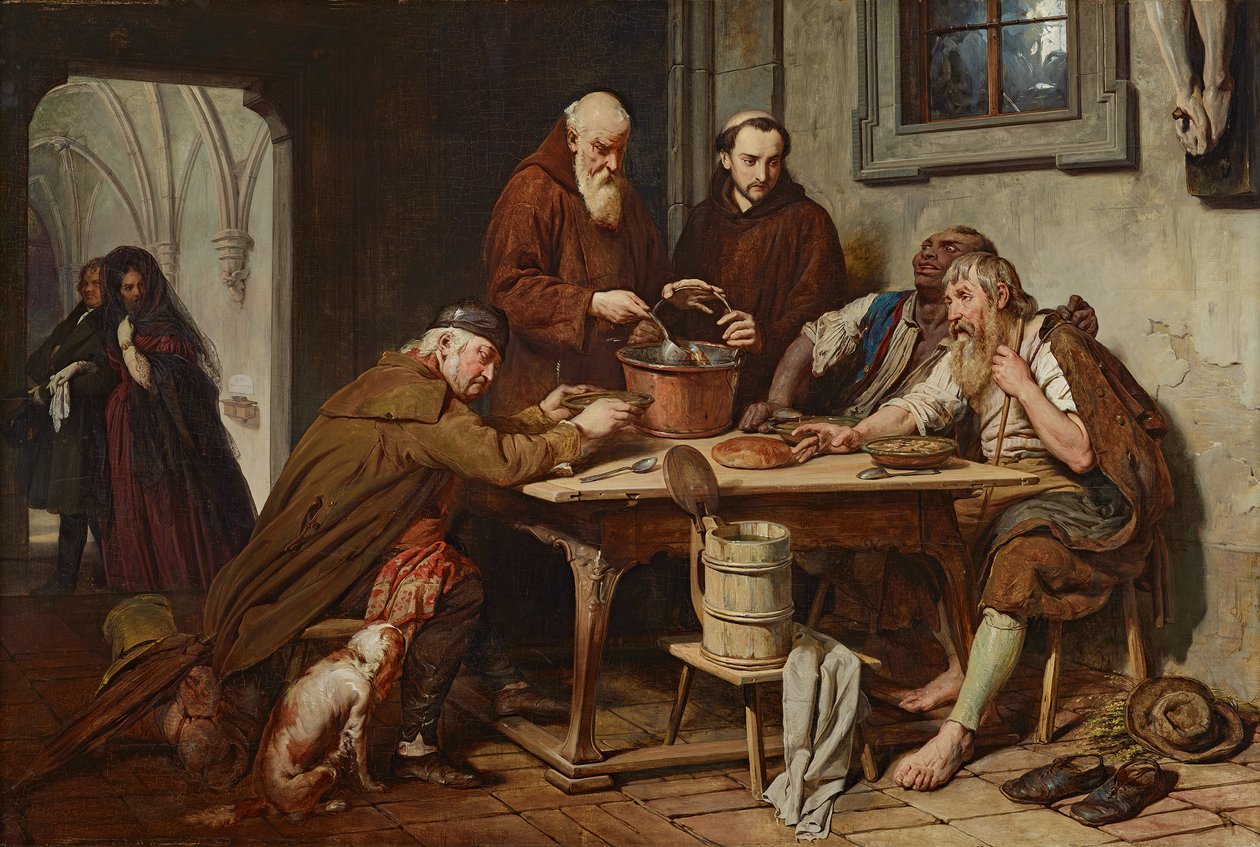 Manastır çorbası by Josef Danhauser