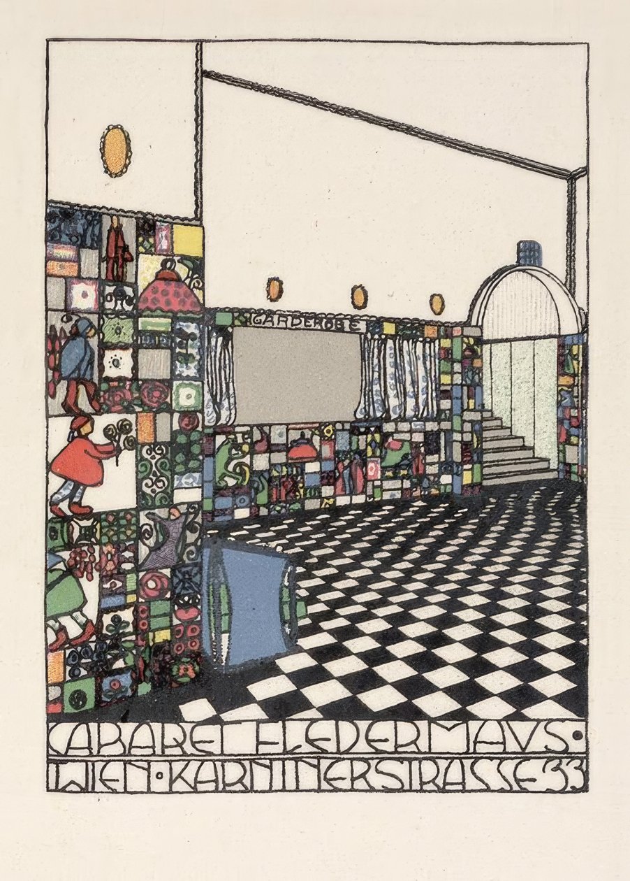 CABARET FLEDERMAUS / VİYANA KÄRTNERSTRASSE 33 by Josef Divéky