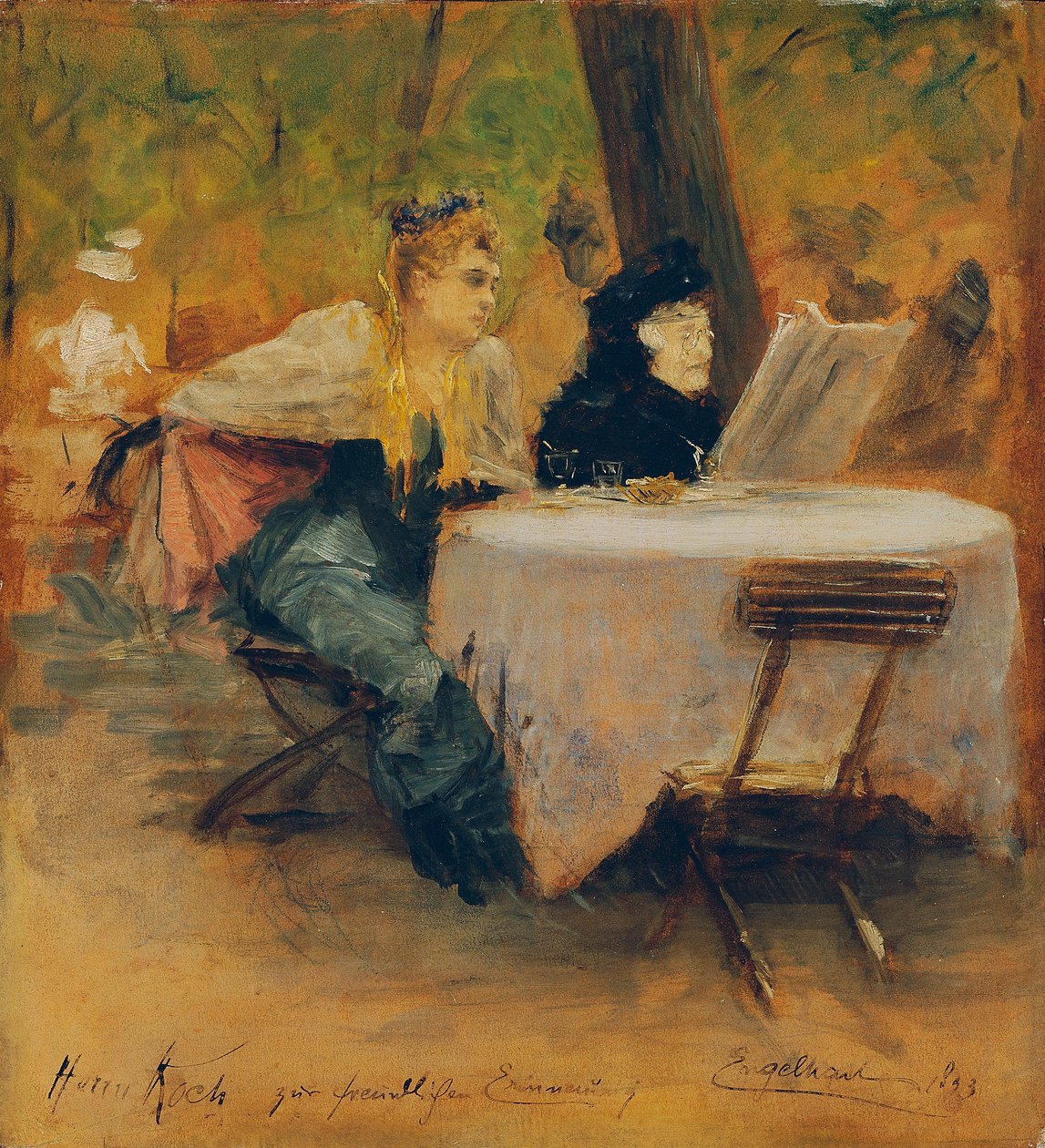Bahçe Restoran by Josef Engelhart