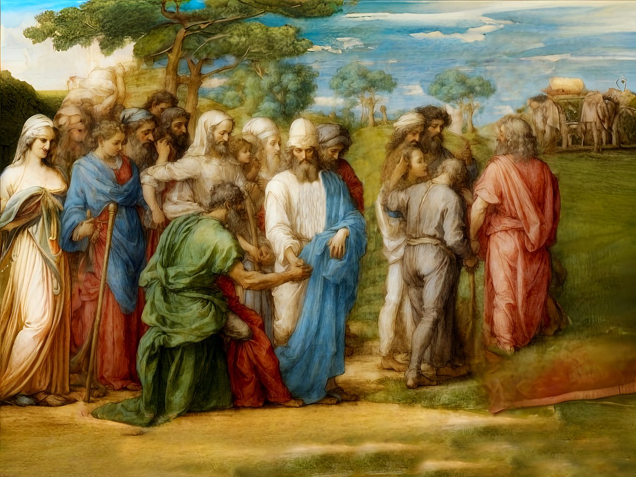 A1_Genesis_38-İsmailoğulları Yusuf#39;u Satın Alır by Josef Johann Michel