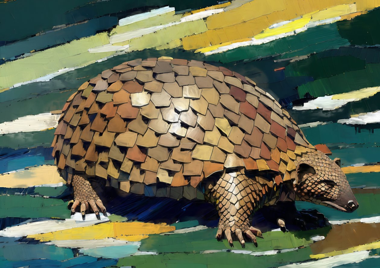 Hayvanlar: pangolin 1 by Josef Johann Michel