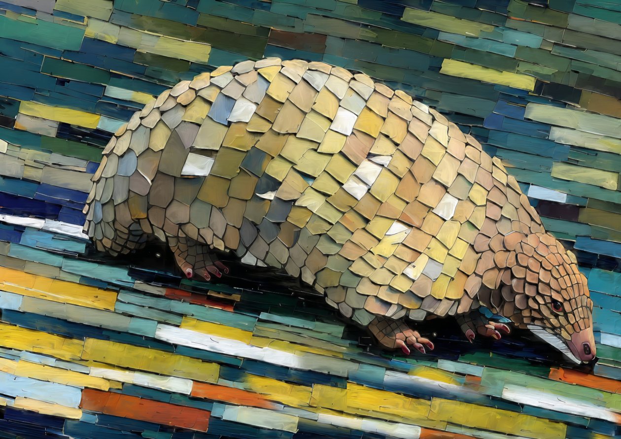 Hayvanlar: pangolin 2 by Josef Johann Michel