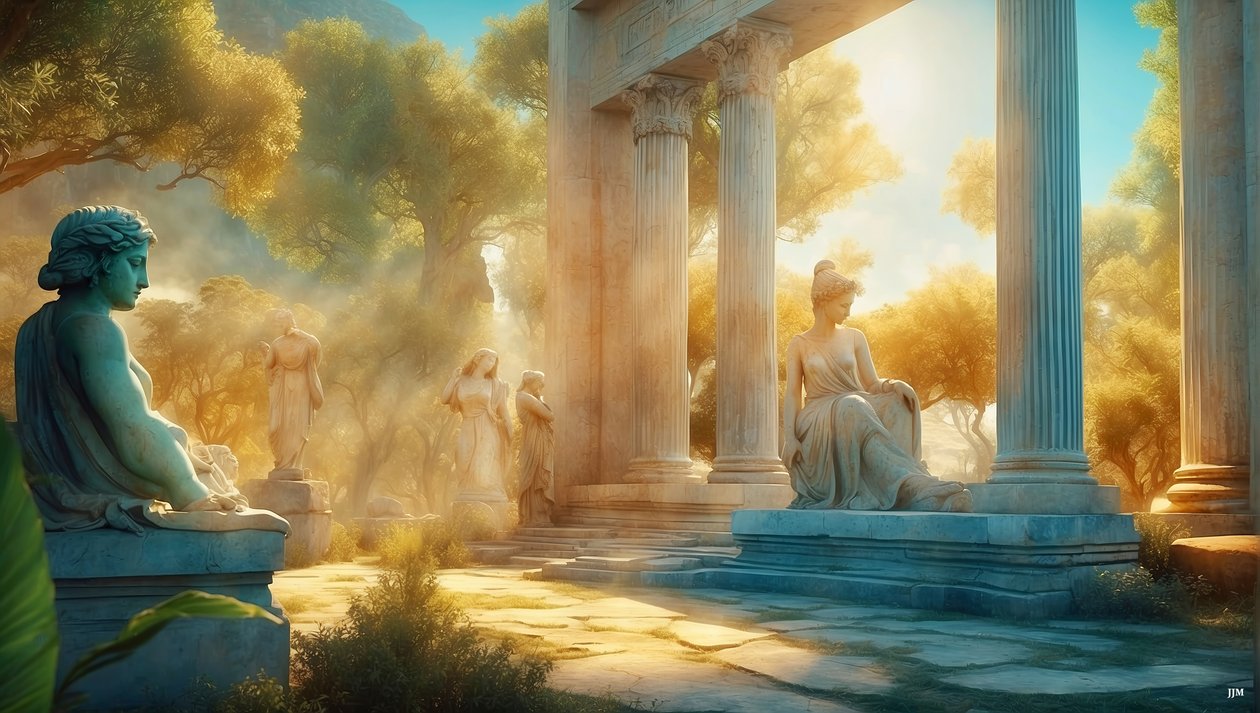 Dreamcore_ancient Greek-World_03 by Josef Johann Michel