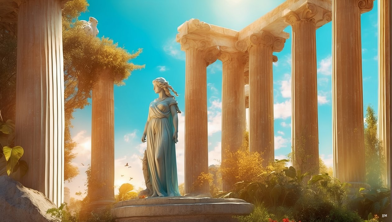 Dreamcore_ancient Greek-World_04 by Josef Johann Michel