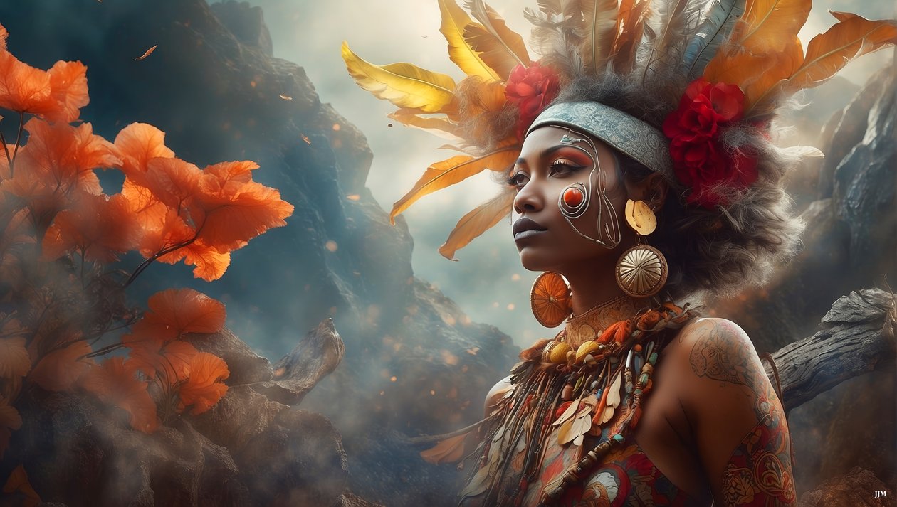 Dreamcore_dreamlike_scene-Aborijinler_02 by Josef Johann Michel