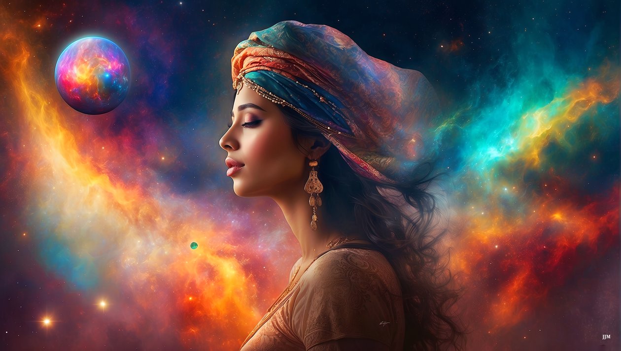 Dreamcore_universe-indian_05 by Josef Johann Michel