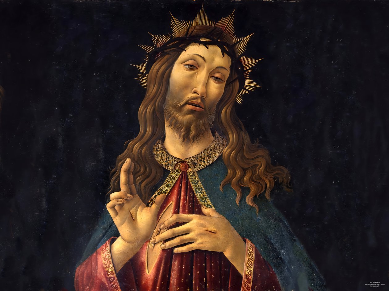JJM-recreate_Botticelli-S_Kurtarıcı İsa Mesih by Josef Johann Michel