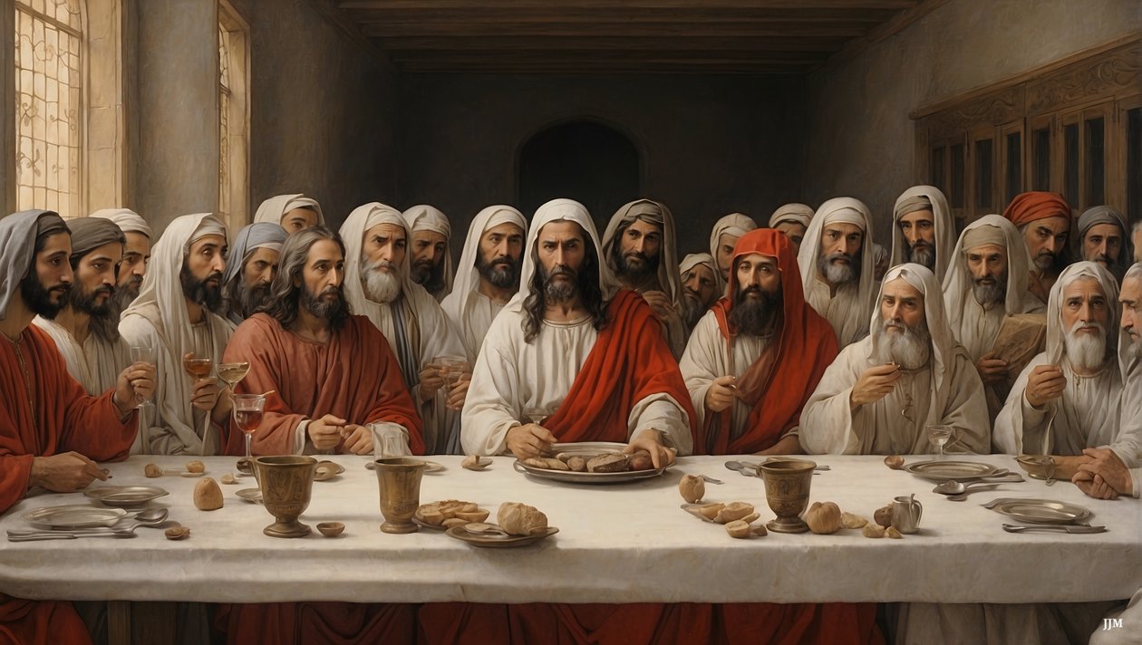 İsa_Son Akşam Yemeği_01 by Josef Johann Michel