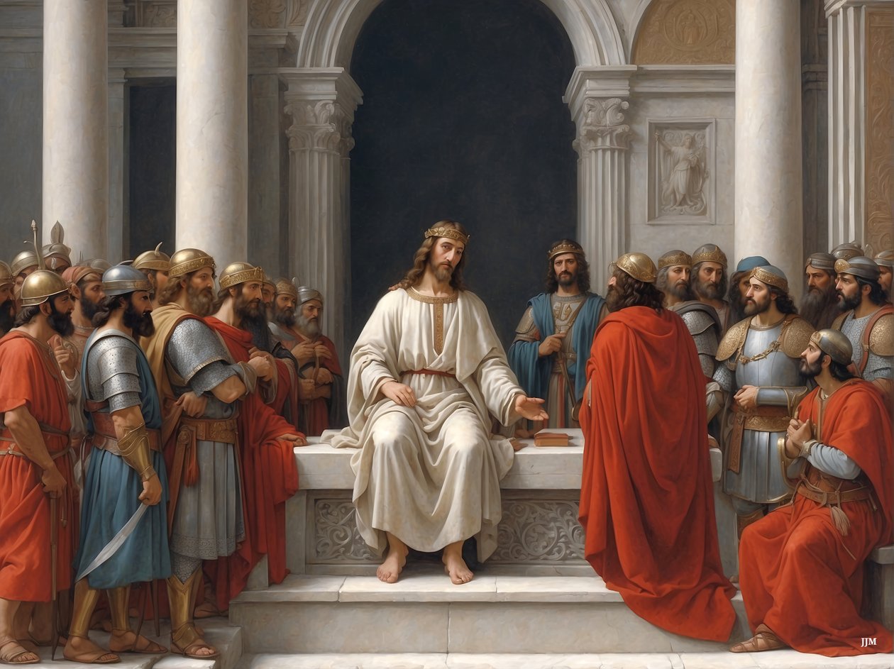 Jesus_tapınakta öğretiyor_02 by Josef Johann Michel